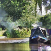 CARTE BATEAUX DE CANAL