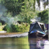 CARTE BATEAUX DE CANAL