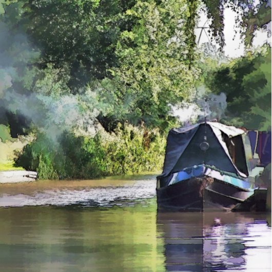 CARTE BATEAUX DE CANAL