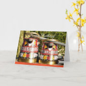 CARTE BATEAUX DE CANAL (Fleur jaune)