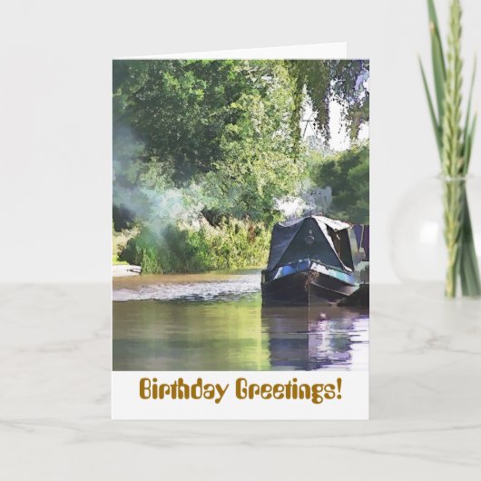 CARTE BATEAUX DE CANAL (Devant)