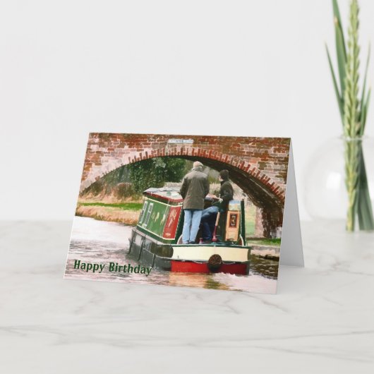 CARTE BATEAUX DE CANAL (Devant)