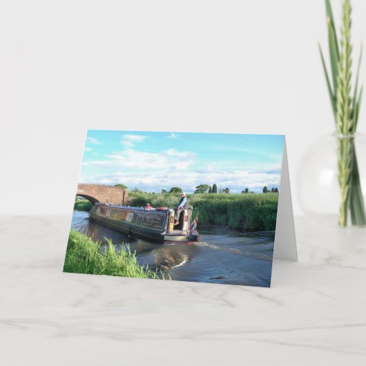 CARTE BATEAUX DE CANAL (Devant)