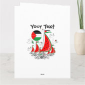 Carte Bateaux de la Flottille de la Liberté Mondiale à G (Dos)