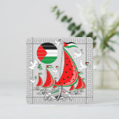 Carte Bateaux de la Flottille de la Liberté Mondiale à G (Debout devant)