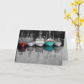 Carte Bateaux de pêche (Fleur jaune)