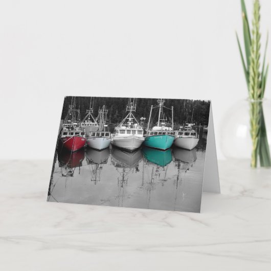 Carte Bateaux de pêche (Devant)