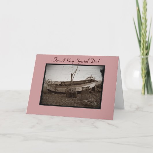 Carte bateaux de pêche pots de langoustes sur la plage d (Devant)