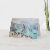 Carte Bateaux de pêche quittant le port | CLAUDE MONET (Devant)