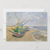 Carte Bateaux de pêche | Vincent van Gogh (Devant)