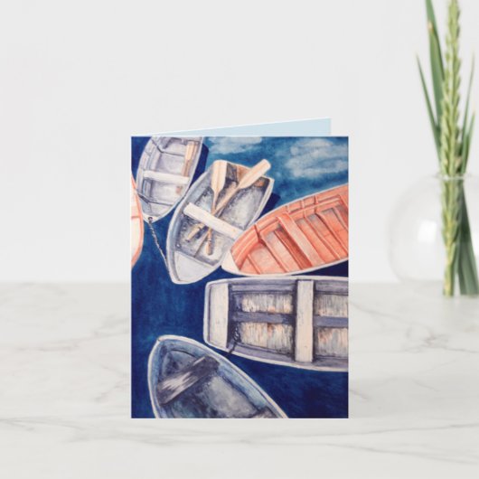 Carte Bateaux de rangée (Devant)