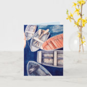 Carte Bateaux de rangée (Fleur jaune)