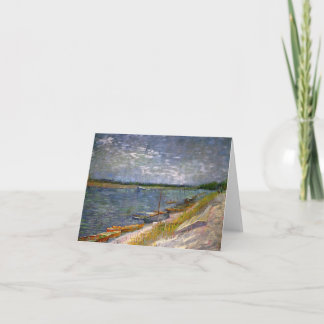 Carte Bateaux de rivière et d'aviron Van Gogh Fine Art