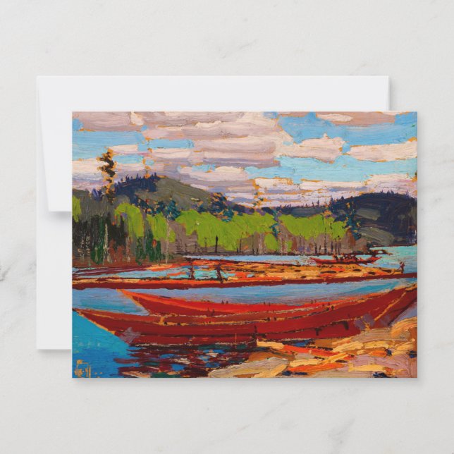 Carte Bateaux de Tom Thomson (1916) (Devant)