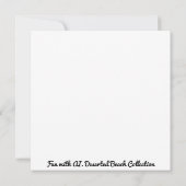 Carte Bateaux déserts sur une plage abandonnée (Dos)