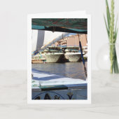 Carte Bateaux égyptiens sur le Nil, Luxor (Devant)