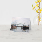 Carte Bateaux en Oregon (Fleur jaune)