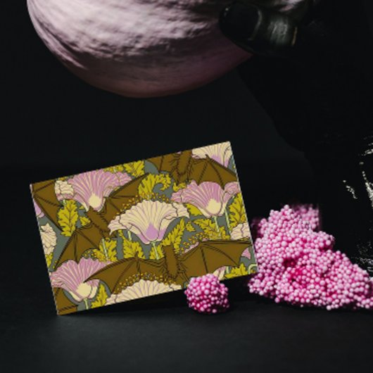 Carte Bateaux et fleurs Art Nouveau