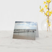 Carte Bateaux et le rivage blanc (Fleur jaune)