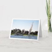 Carte Bateaux sur le Nil, Louxor (Devant)