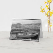 Carte Bateaux traditionnels sur le lac de Bled, Slovénie (Fleur jaune)