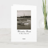 Carte Bateaux Wivenhoe (Dos)