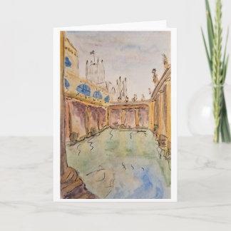 Carte Bath, England Card