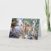 Carte Bathers Fine Art Greetings Card (Devant)