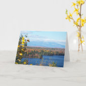 Carte Bâti Katahdin en automne (Fleur jaune)