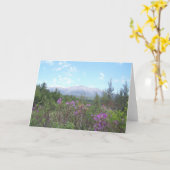 Carte Bâti Katahdin et fleurs sauvages (Fleur jaune)