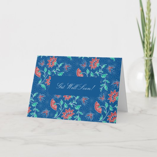 Carte Batik Floral Aiyana (Devant)