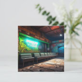 Carte Bâtiment abandonné Décadage urbain (Debout devant)