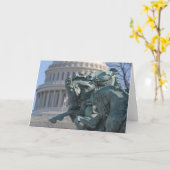 Carte Bâtiment de capitol des USA (Fleur jaune)