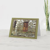 CARTE BÂTIMENT EN PIERRE RUSTIQUE & PORTE/BEAUTÉ DANS LE (Devant)