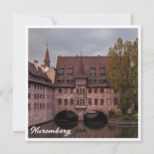 Carte Bâtiment historique au coucher du soleil à Nurembe