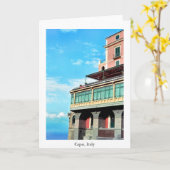 Carte Bâtiment sur l'eau (Fleur jaune)