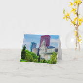 Carte Bâtiments À Chicago Card (Fleur jaune)