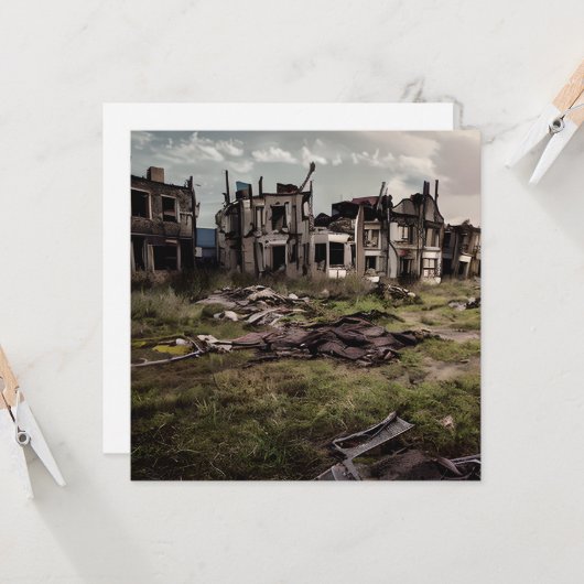 Carte Bâtiments abandonnés après Apocalypse (Devant/Arrière en situation)