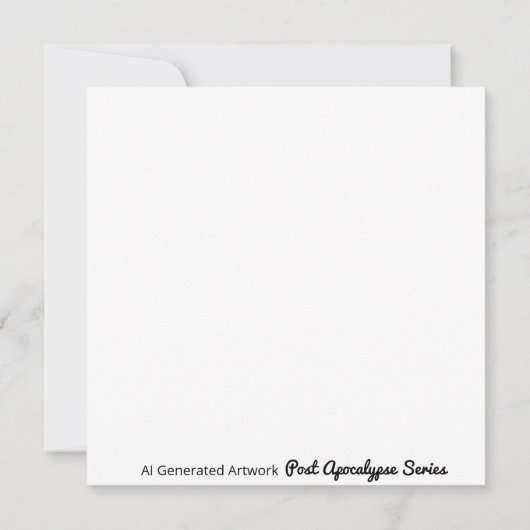 Carte Bâtiments abandonnés après Apocalypse (Dos)