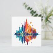 Carte Bâtiments Cityscape Grattes modernes Ville Vie (Debout devant)