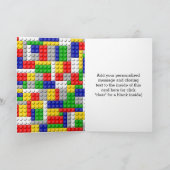 Carte Bâtiments Couleur primaire Anniversaire/Fête du ga (Intérieur)