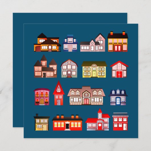 Carte Bâtiments d'architecture vierge (Devant / Derrière)