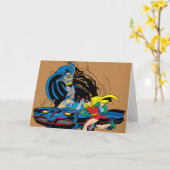 Carte Batman Et Robin Dans Batcave (Fleur jaune)