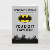 Carte Batman - Gotham City | Diplôme préscolaire (Devant)