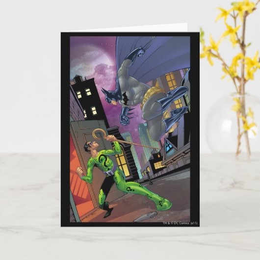 Carte Batman - Riddler (Fleur jaune)