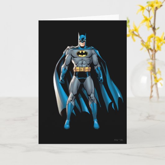 Carte Batman se lève (Fleur jaune)