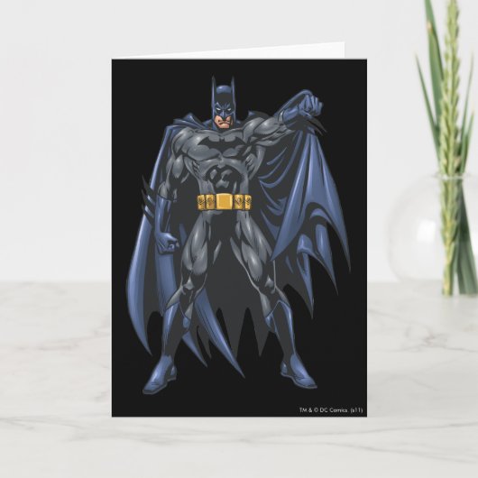 Carte Batman tient la cape (Devant)