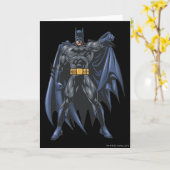 Carte Batman tient la cape (Fleur jaune)