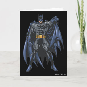 Carte Batman tient la cape
