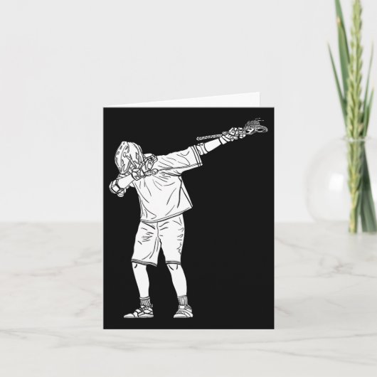 Carte Bâton de crosse Garçon Dabbing Jeune Dab Dance (Devant)